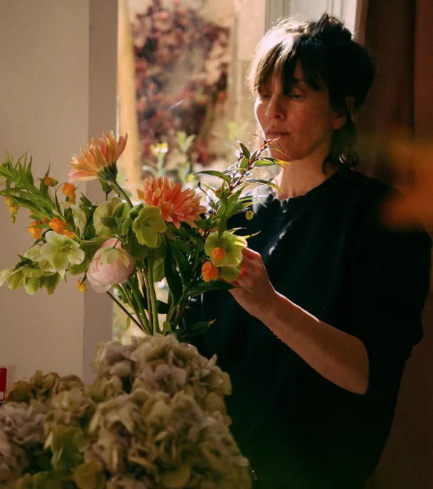 Catherine au travail